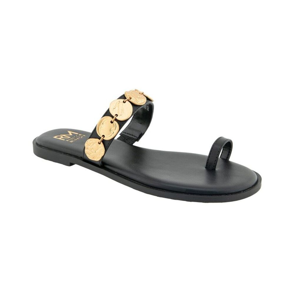 Rm Rebecca Minkoff Claire Flat Sandal, Black